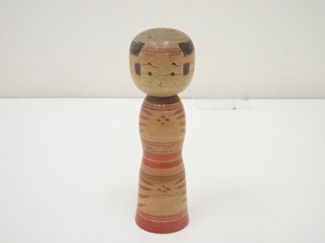 TRADITIONAL JAPANESE CRAFT / KOKESHI DOLL (14.8 cm)/ ARTISAN WORK